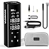 Tire lnflator Portable Air Compressor, 150PSI Cordless & 4X Faster Inflation, 12000 mAh Air Pump, 7.4" Touch Full Screen, Tire Pump with Tire Gauge Pressure for Car/Motorcycle/Bike, Dual-Use Type