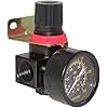 Beduan BR4000 Air Compressor Regulator Combo 1/2" NPT,Manual Drain with Bracket, Gauge