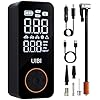 UIBI Tire Inflator Portable Air Compressor, 150 PSI Air Pump For Car Tires, 2X Faster Inflation Portable Air Compressor, Cordless Tire Pump For Car Portable, Bike, Motorcycle, Balls With LED Light, A6