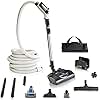 Premium 35 ft Universal Central Vacuum Hose Kit, Wessel Werk Power Nozzle, Pigtail Connection, Fits All Central Vacuum Systems, Universal Premium Prolux Central Vacuum Kit