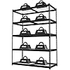 WORKPRO 5-Tier Metal Shelving Unit, 48”W x 24”D x 72”H, Heavy Duty Adjustable Storage Rack, 4000 lbs Load Capacity (Total), for Garage, Basement, Warehouse, Workshop