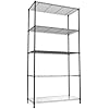 Kitchen Shelves Garage Storage, 5 Tier Metal Shelving Units and Storage, 1750LBS NSF Heavy Duty Adjustable Kitchen Shelves for Kitchen Garage Basement Commercial Shelving, Organization Storage