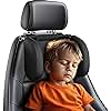zorunowa Car Headrest Pillow, Thickened Memory Foam Road Pal Headrest, Neck Support Pillow, 180° Adjustable Car Headrest, U- Shaped Design, Travel Car Sleeping,Suitable for Kids and Adults (Black)
