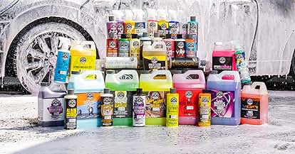 Products from Chemical Guys in use
