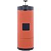 BruTrek OVRLNDR Travel Coffee French Press, 24 fl.oz Drinkable Capacity, Vacuum Insulated, Easy To Clean Removable Bottom, No Spill Lid, On The Go Coffee Brewing (Red Rock)