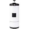 BruTrek OVRLNDR Travel Coffee French Press, 24 fl.oz Capacity, Double Wall Vacuum Insulated, Easy To Clean Removable Bottom, No Spill Lid, On The Go Coffee Brewing (Snowflake White)