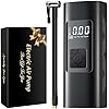 Coquimbo Tire Inflator Portable Air Compressor: 150PSI Electric Air Pump for Car Tires Cordless with Pressure Gauge Car Bike Accessories White Elephant Christmas Gifts for Men Him Dad Adults (Black)