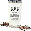 Brooke & Jess Designs - Dad Definition 20 oz Tumbler, Stainless Steel Cup Insulated Coffee Mug with Lid - Birthday gifts for Dad, Fathers Day, Funny Gifts for Men, Anniversary for Him