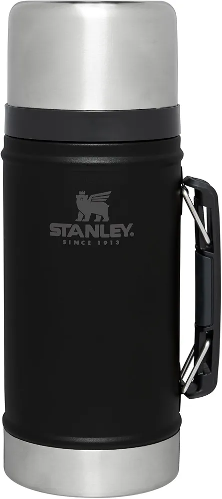 STANLEY Vacuum Insulated Large Food Jar, 18/8 Stainless Steel Food Jar for Cold and Hot Food, Soup Thermos with Leak Proof Lid Doubles as Cup, Wide Mouth Food Thermos