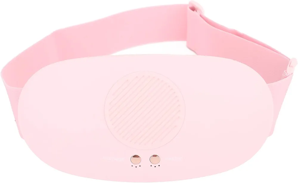 Cordless Menstrual Heating Pad,Abdominal Belt Device with 5 Speed Temperature 7 Massage Modes for Women