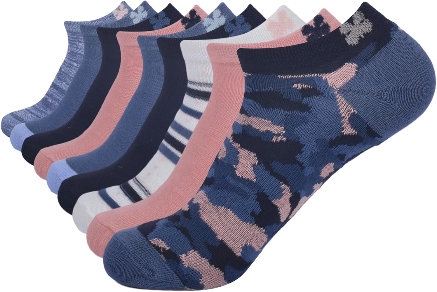 Lucky Brand Women's Multi Pack No Show Socks