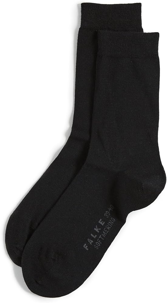 FALKE Women's Softmerino Socks, Merino Wool Cotton, Crew, 1 Pair