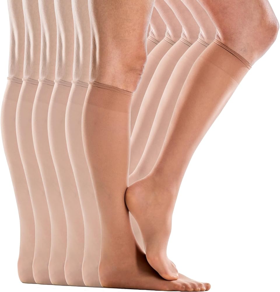 Silkies Ultra Knee Hi's with Energizing Support (6 Pair Pack)