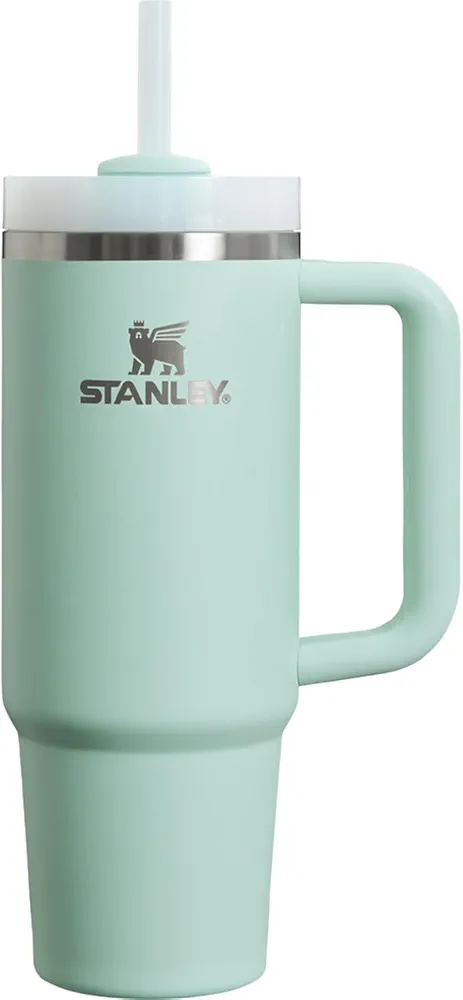 Stanley H2.0 Vacuum Quencher, 0.88 L (0.88 L), Mint, Cold Insulation, Durable, Straw Water Bottle, Summer, Outdoors, Dishwasher Safe