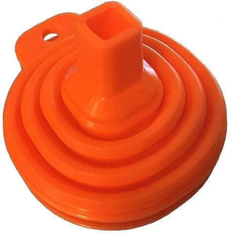 ESRW 3 Pack Silicone Funnel Collapsible Kitchen Fold Heat Oil Water Liquid Kitchen Funnel Small Funnel Oil funnell Tiny Funnel Kitchen funnels Small funnels Funnel for Water Bottles