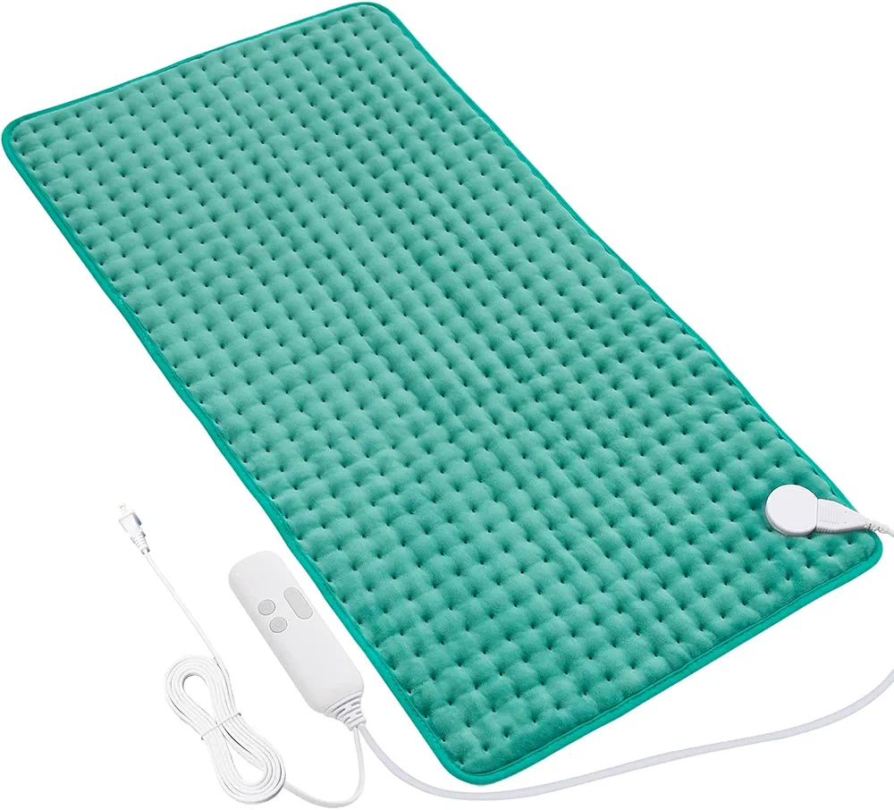 Heating Pads for Back Pain,18"x33" Large Electric Heating Pads with Auto Shut Off,6 Temperature Settings, Fast Heating for Neck Back Shoulder