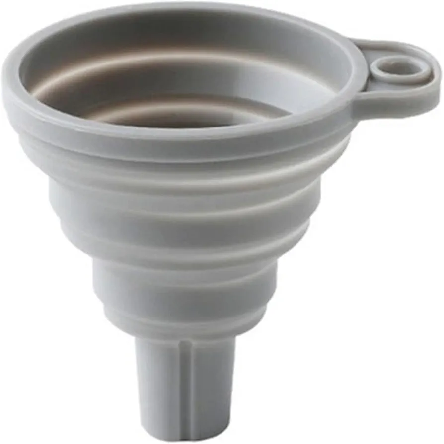 Kitchen Funnel Protable Mini Silicone Foldable Collapsible Liquid Oil Funnel Hopper Kitchen Tool Accessories Gadgets for Canned Kitchen Tools