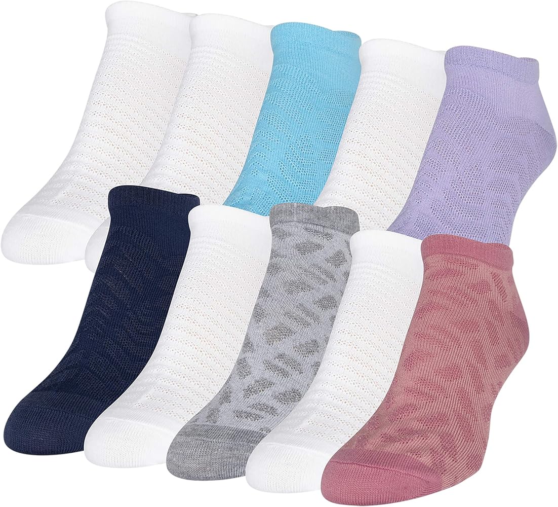 GOLDTOE Women's Lightweight No Show Socks (10 Pairs)