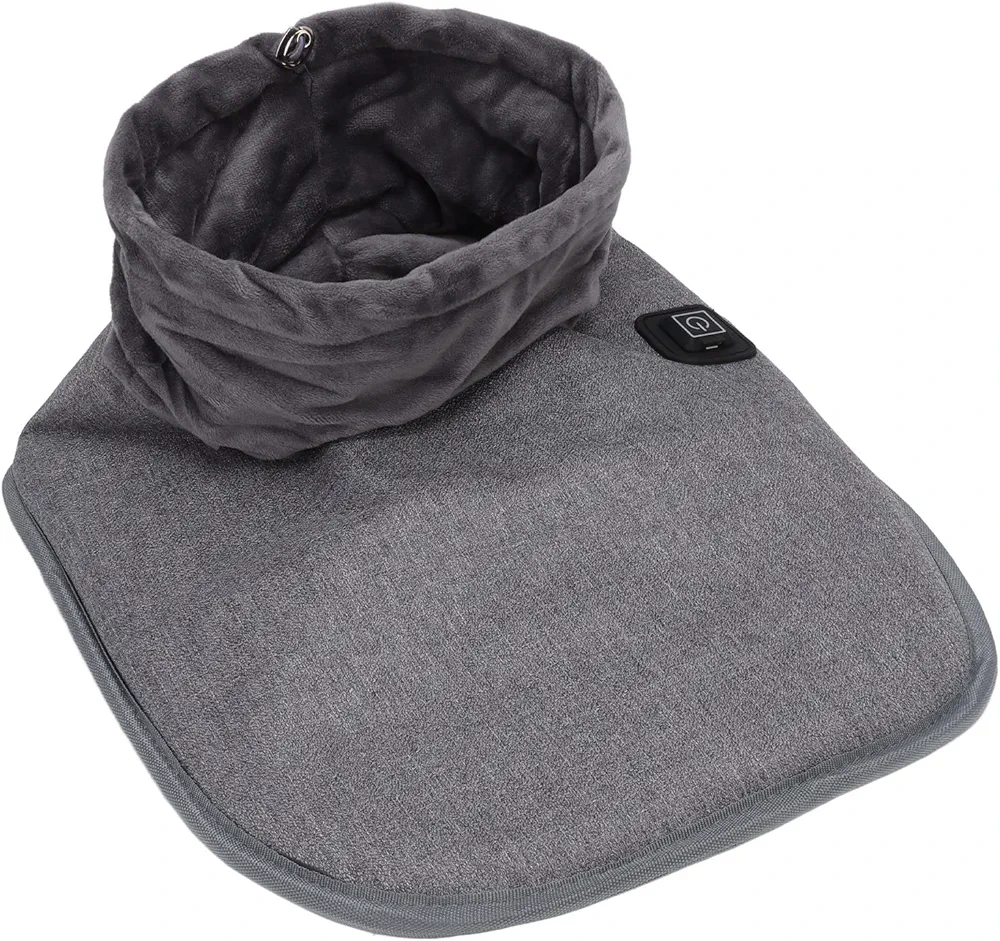 Alomejor Electric Heated Foot Warmer, USB 6 Heating Levels Graphene Heater Soft Feet Heating Pad for Men Women Winter Gifts