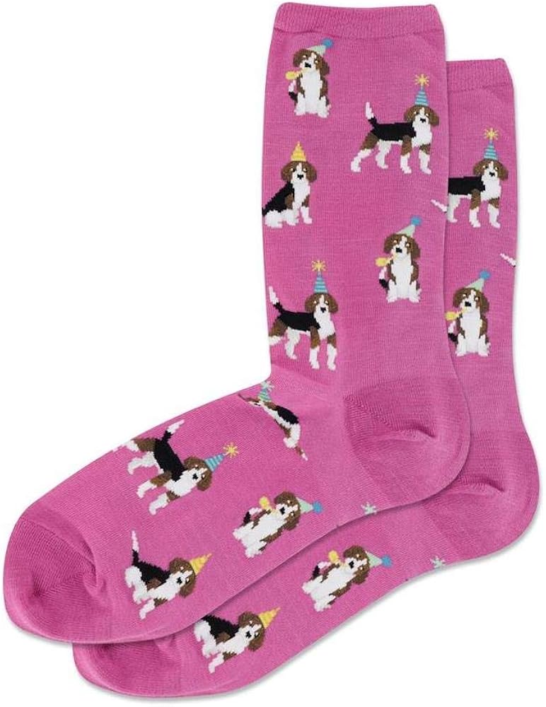 Hotsox Party Beagle Socks 1 Pair