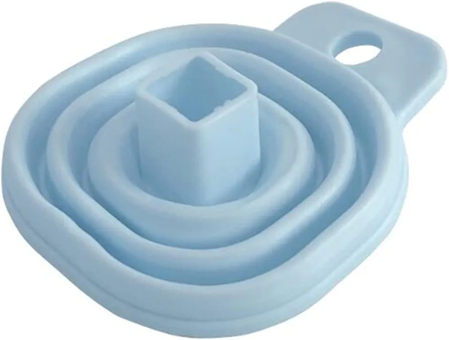 Kitchen Funnel Mini Foldable Funnel Silicone Collapsible Funnel Folding Portable Funnels Be Hung Household Liquid Dispensing Telescopic