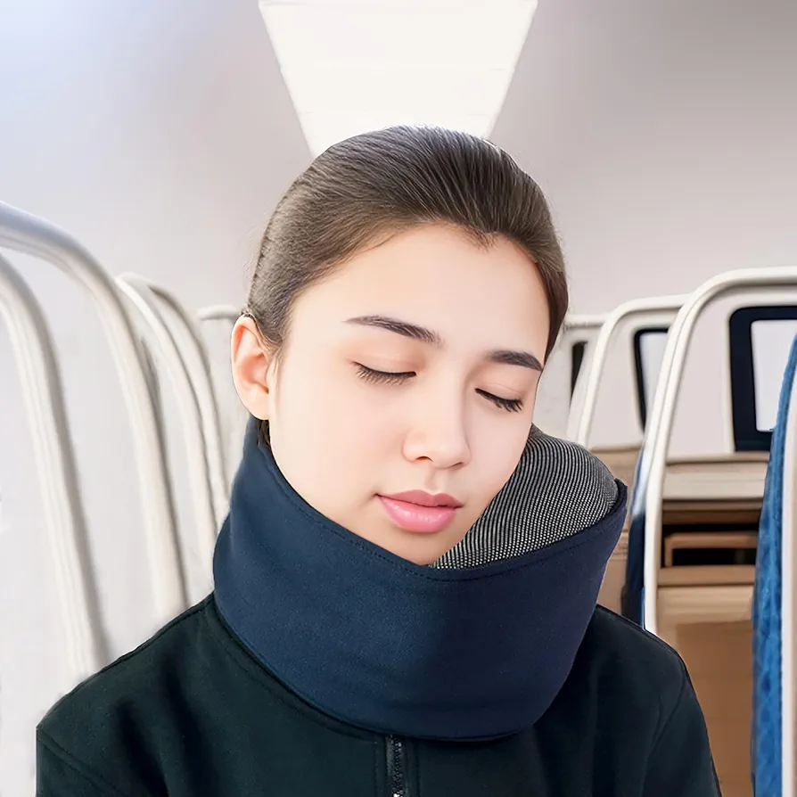 Travel Pillow for Neck Support,Neck Pillow Airplane,Travel Neck Pillows for Airplanes,Airplane Neck Pillow for Long Flights,Sleeper Hold Pillow Travel,Airplane Eye Mask Head Holder