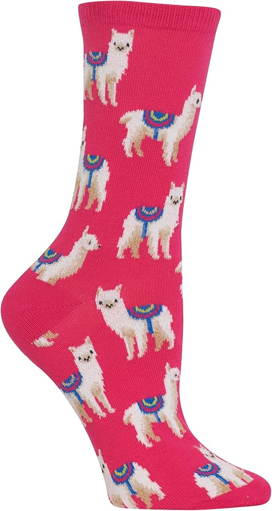 Hot Sox womens Animal Series Novelty Crew Casual Sock