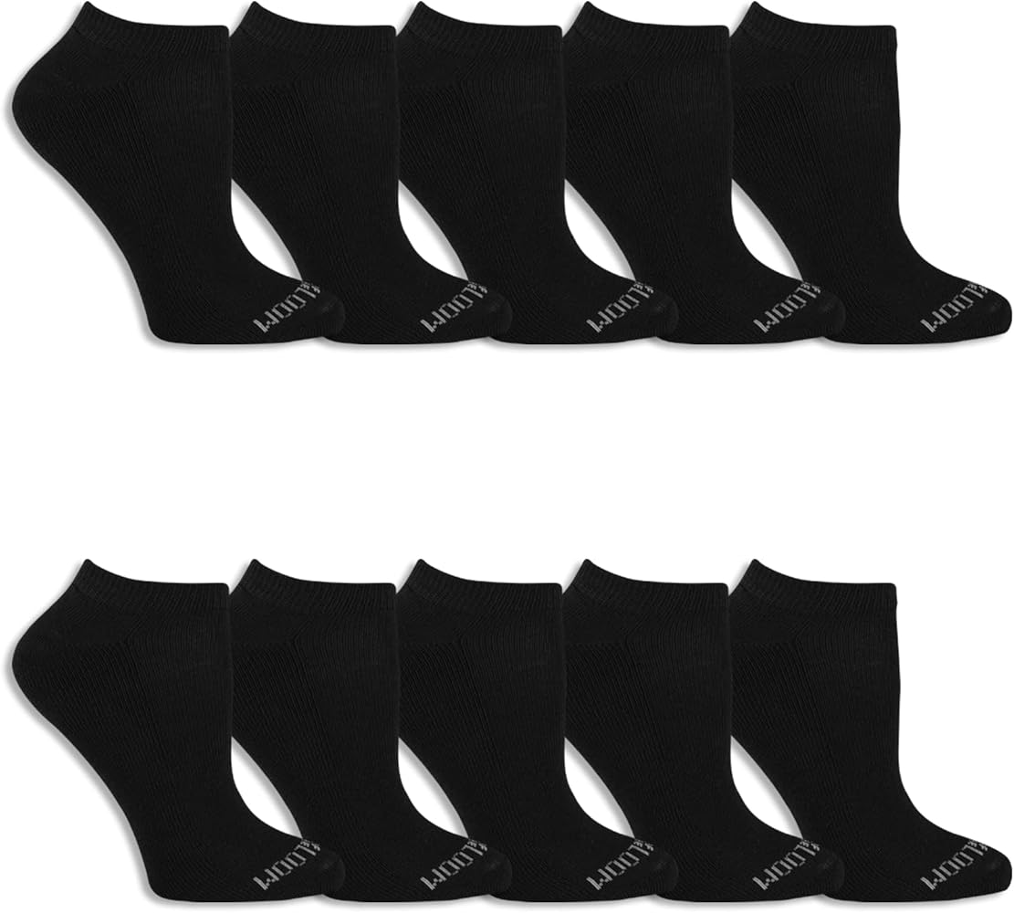 Fruit of the Loom Women's Everyday Soft Cushioned Socks-10 Pair Packs