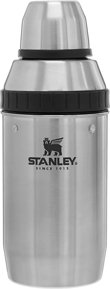 Stanley The Happy Hour Cocktail Shaker Set 20OZ - Stainless Steel Bartender Kit for Mixing Perfect Cocktails at Home or Parties