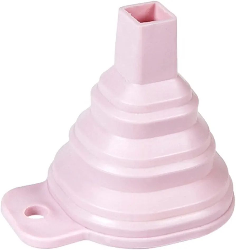 Funnel, Kitchen Silicone Foldable Funnel Collapsible Or Car Auto Engine Funnel Folding Liquid Dispensing Telescopic Transfer Universal Funnel