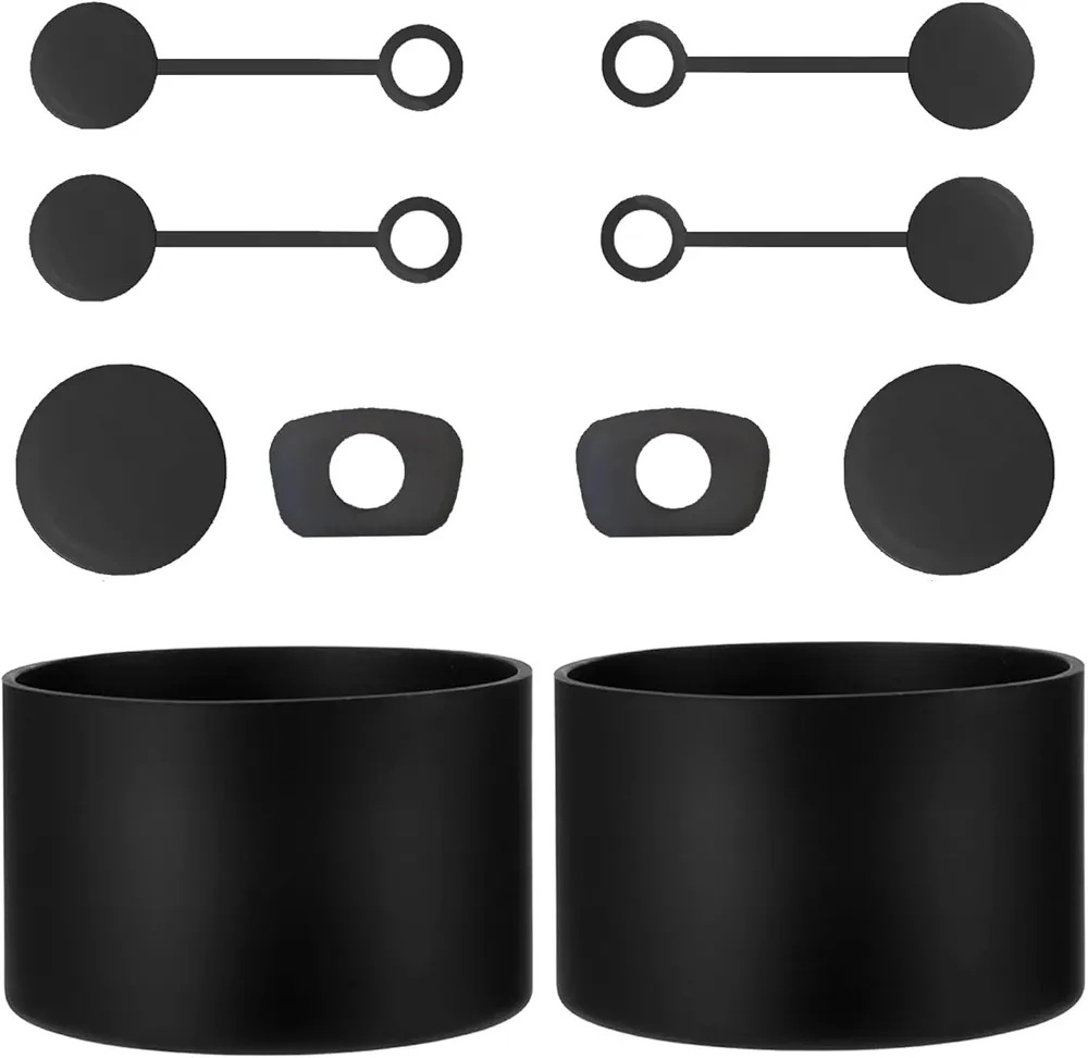 10-in-1 Starter Accessories Kit for Stanley Quencher Tumblers, 2 Silicone Boots Sleeve, 4 Straw Covers, 4 Leak Proof Stoppers