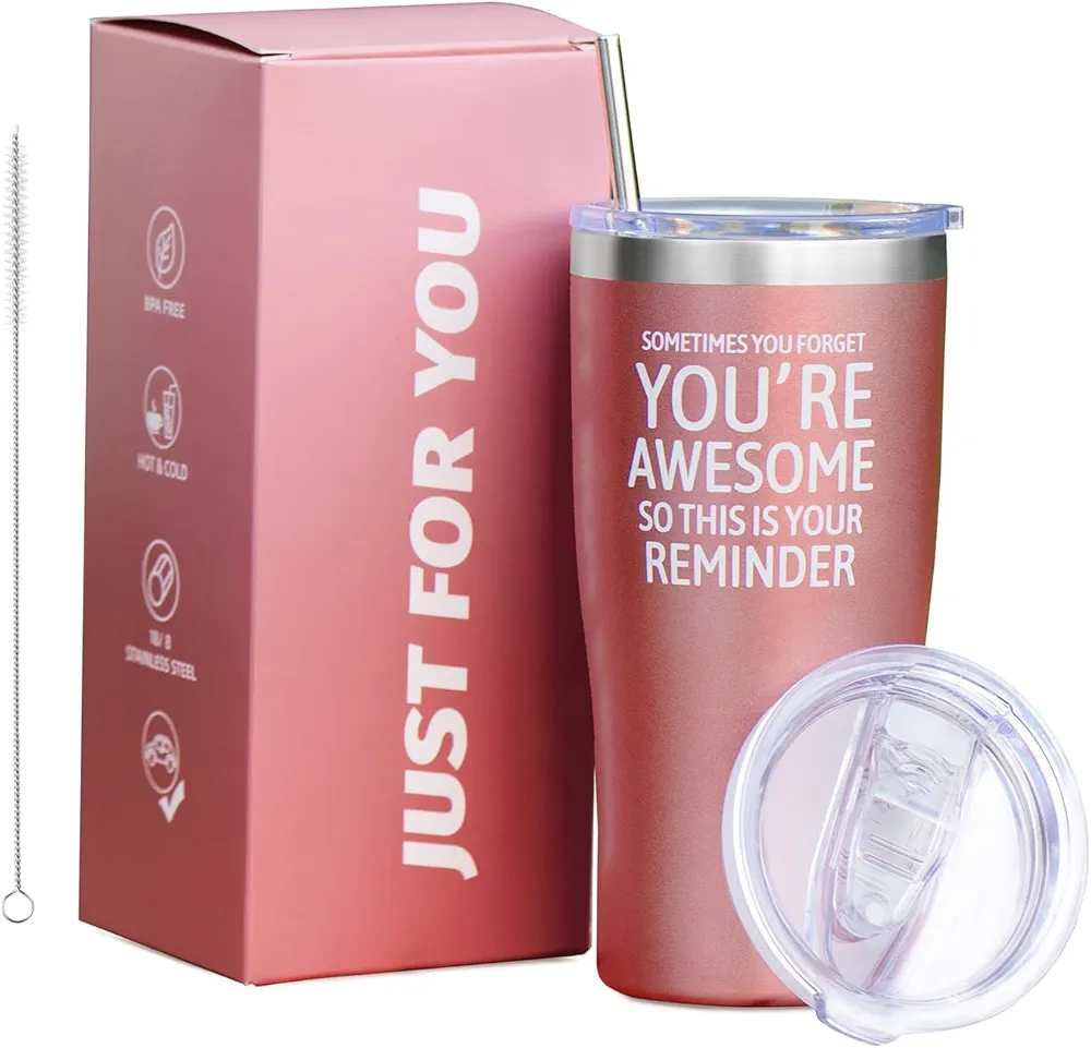 Birthday Gift for Women,Sometimes You Forget Your Awesome Gifts,Inspirational Gifts for Women,Thank You Appreciation Gifts for Her,Friend,Teacher,Nurses