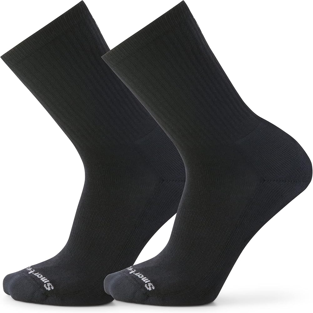 Smartwool Everyday Solid Rib Light Cushion Crew 2 Pack For Men and Women