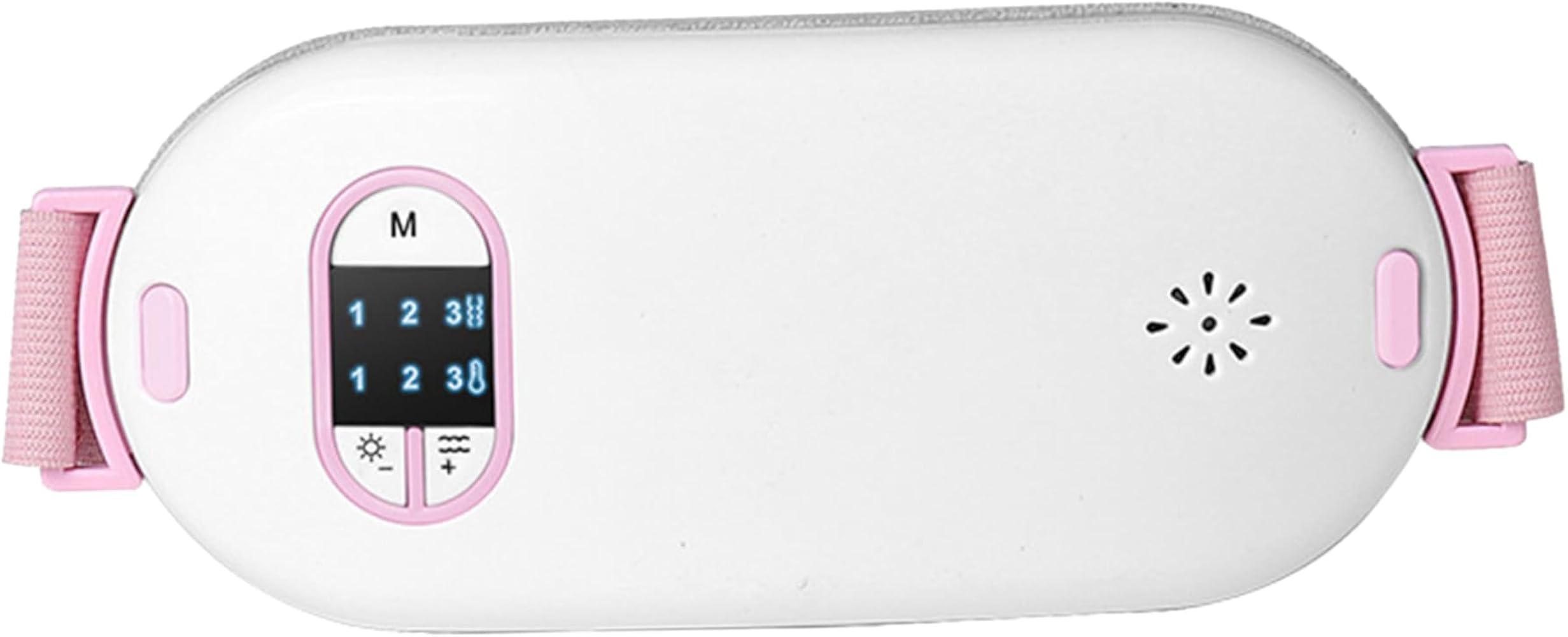 Cordless Heating Pad for Cramps 3 Heating ＆ 3 Vibration Modes Period Cramp Simulator Small Heater Girlfriend Gifts Portable Back Belly Heating Pad with Adjustable Waist Belt Gift for Girls