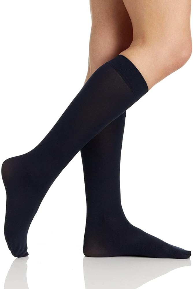 Berkshire Women's Opaque Knee High with Sandalfoot Toe-3 Pack
