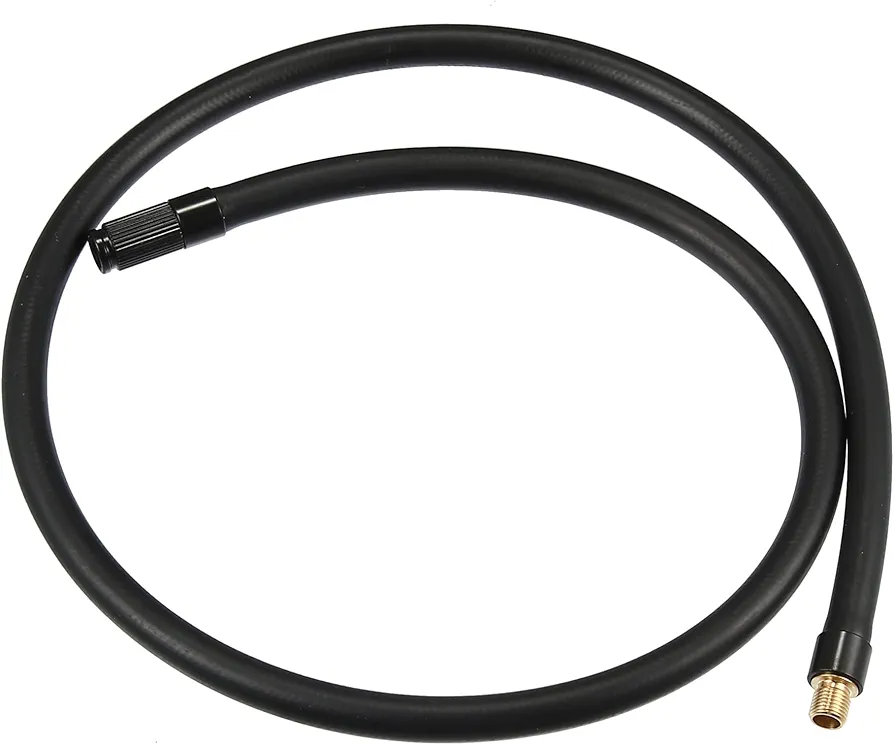 X AUTOHAUX 80cm Threaded Tire Inflator Extension Hose Chuck Adapter Air Pump Tube Tire Valve Connection Pipe for Car Truck Bike MTB Portable Compressor Copper Rubber