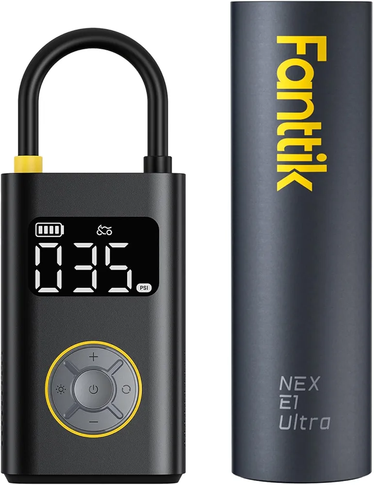 Fanttik X9 Pro Portable Tire Inflator for Compact Car & E1 Ultra 3.7V Mini Electric Screwdriver