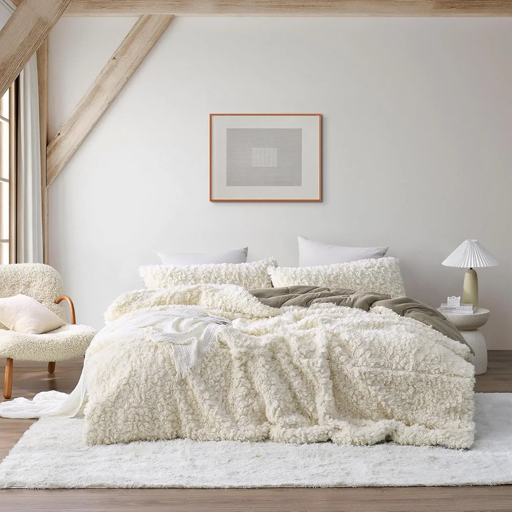 Byourbed Creamy Clouds - Coma Inducer® Oversized King Comforter - Natural