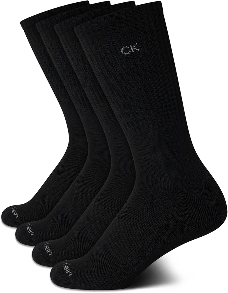 Calvin Klein Women's Socks - Cushion Athletic Crew Socks (4 Pairs)