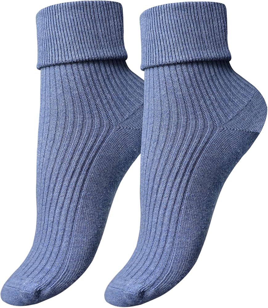 100% Organic Cotton Luxury Women's Socks 1 Pair. Made in Italy.