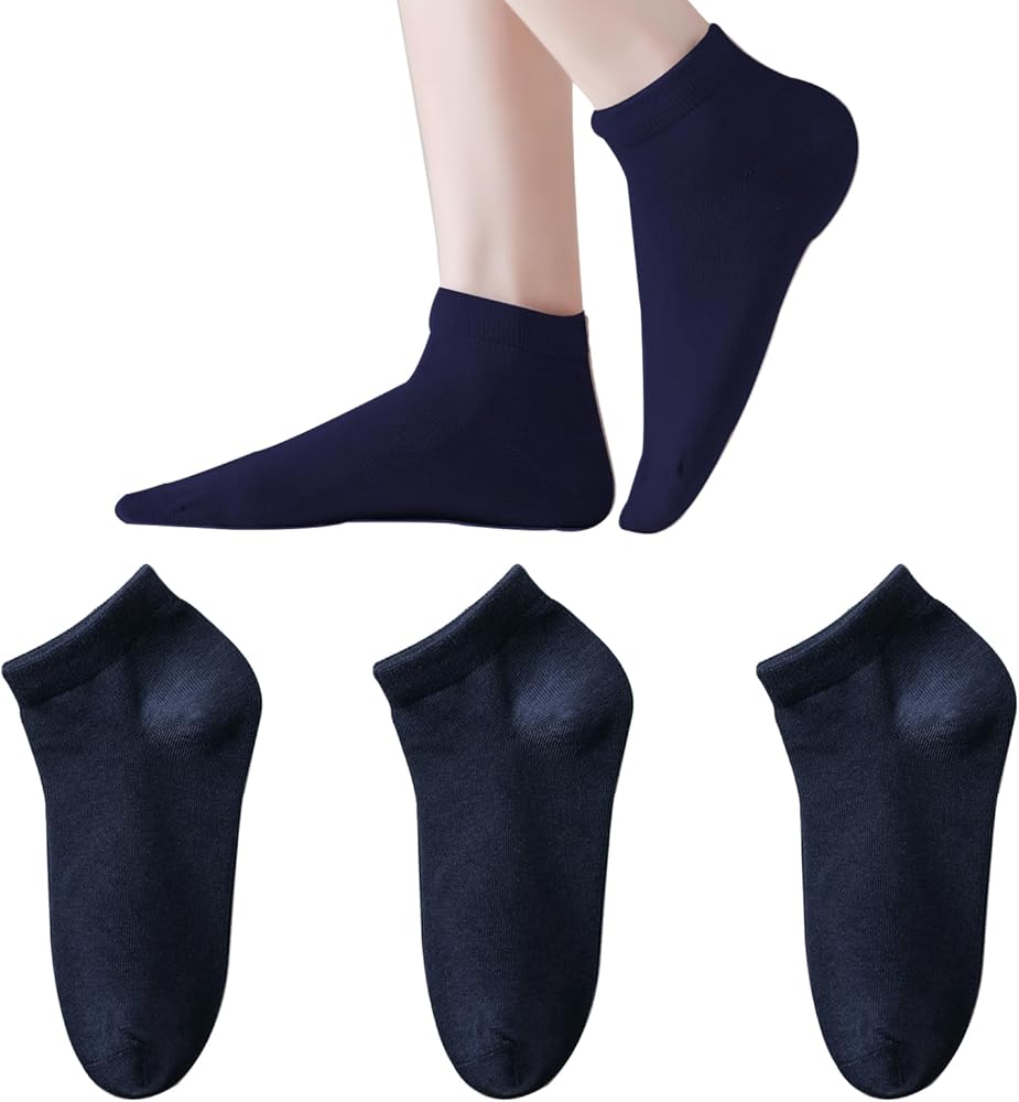 Marchare Womens Ankle Seamless Socks Thin Bamboo Viscose Dress Socks Low Cut Socks Soft Lightweight