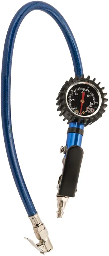 ARB ARB605A Tire Pressure Monitor Inflator and Deflator with Analog Gauge and Flexible Hose in Blue