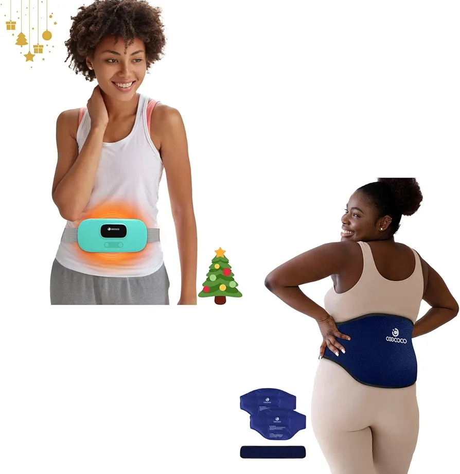 Portable Heating Pad for Period Cramps, Ice Pack for Back Pain Relief