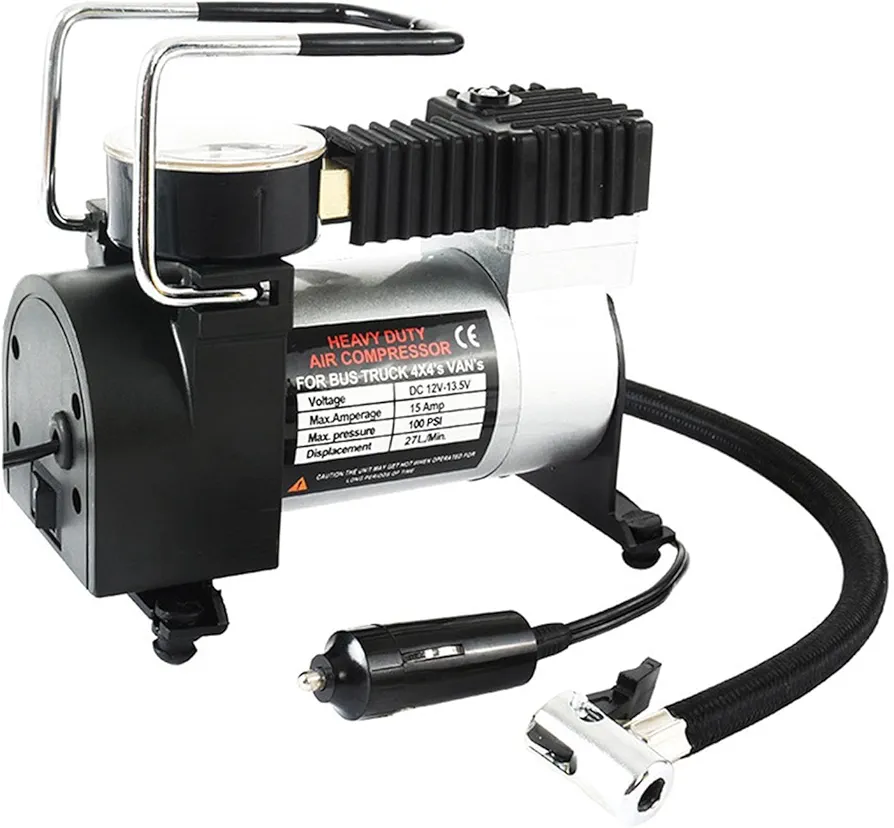 Tire Inflator Portable Car Tire Pump Auto Accessories Multipurpose Car Inflatable Pump Car Air Pump for Van Trucks SUV
