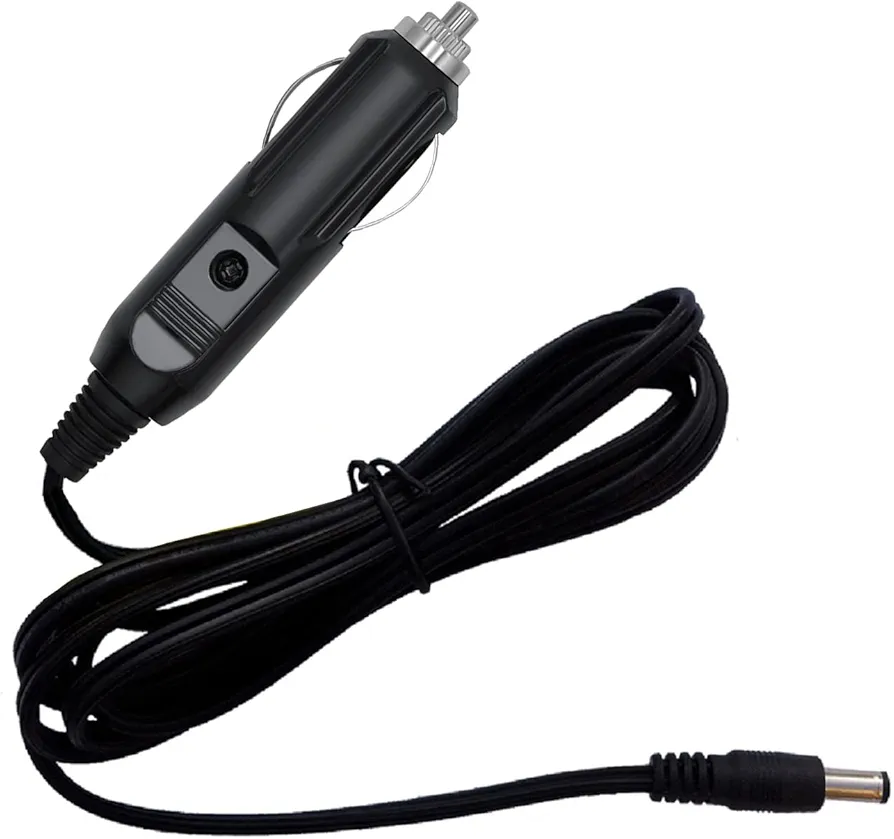 Car Adapter Charger 12V DC Compatible with Lolssa ‎5614 Pro max Tire Inflator Portable Air Compressor Electric Air Pump for Car/Motorcycle/Bike/Ball Power Supply Cable Cord