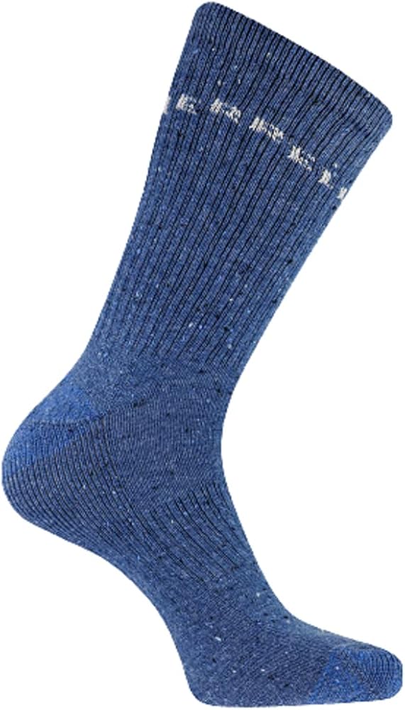 Merrell unisex-adult Speckled Wool Blend Crew Socks 1 Pair Pack Unisex Moisture Wicking