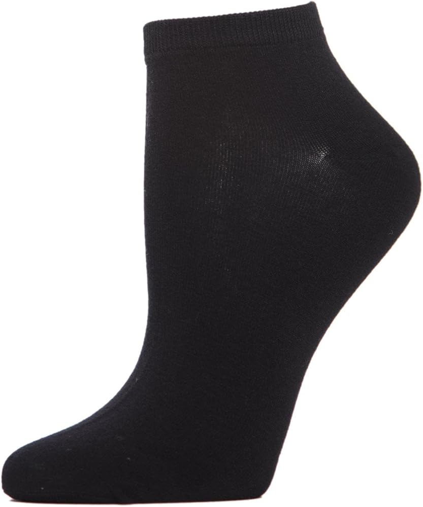 MeMoi Women' Rayan Blend Solid Knit Low-Cut Socks