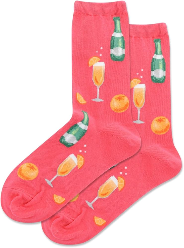 Hotsox Women's Mimosa Crew Socks 1 Pair, Women's 9-11