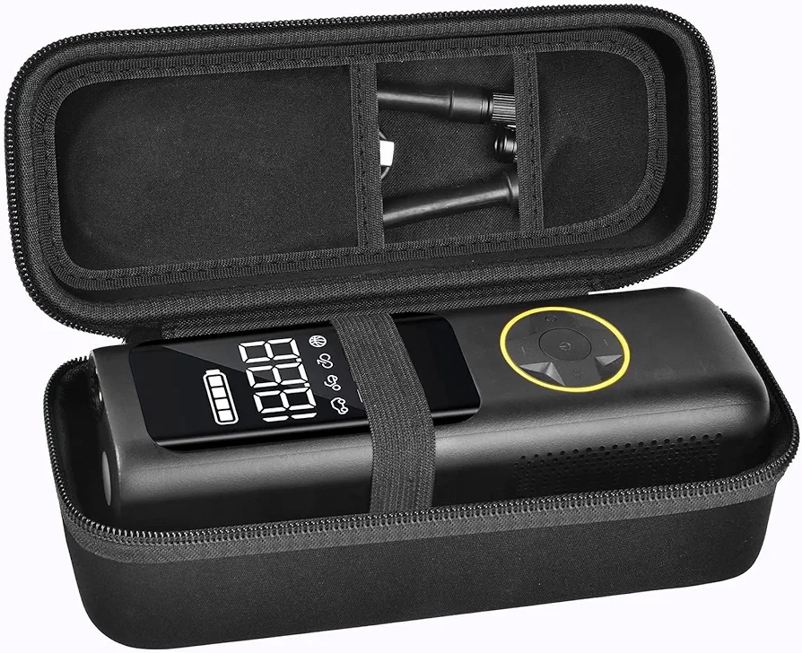 Case Compatible with Fanttik X8 for APEX/APEX EV Tire Inflator Portable Air Compressor. Storage Holder for Hafuloky for Woowind for ILTIDE for Prilotte Air Pump (Box Only) -Black