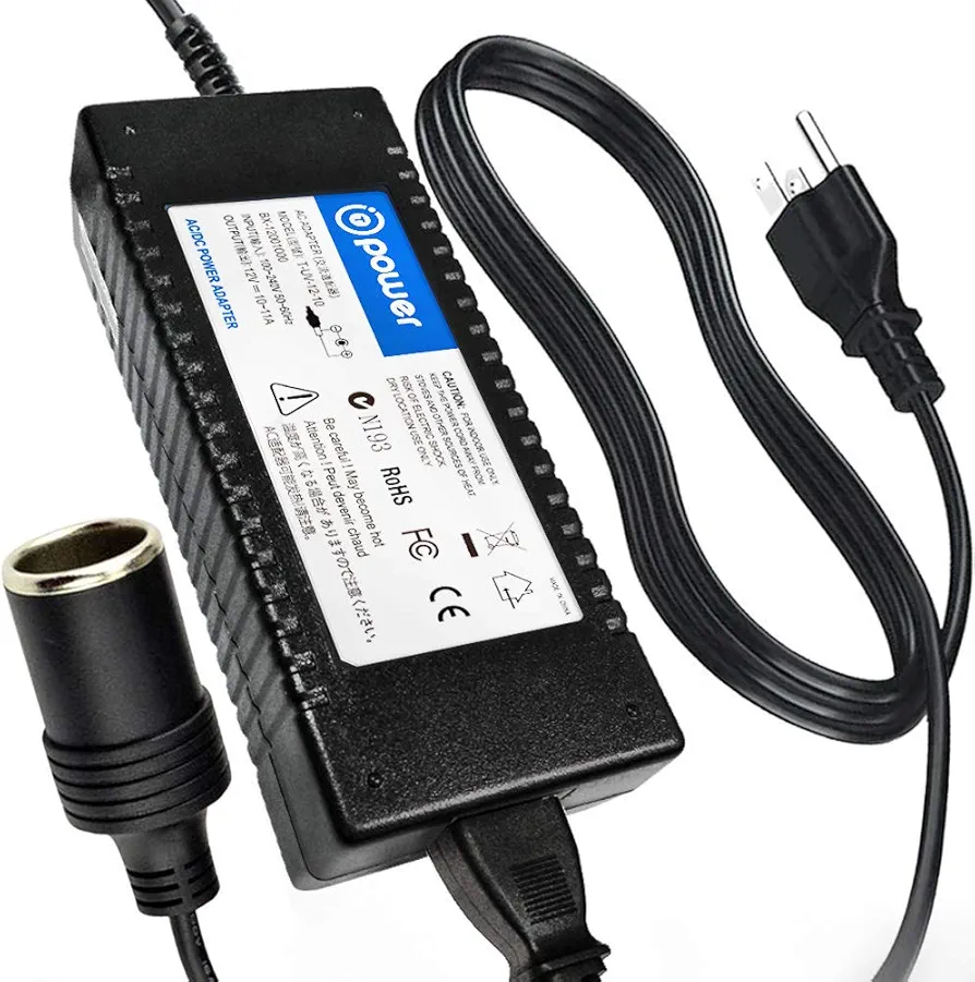 T POWER 12V 10A for for Portable Auto Bike Vehicle Tire Inflator Portable Air Compressor Pump DC Power Adapter Car Cigarette Lighter Socket AC,DC Power Adapter charger